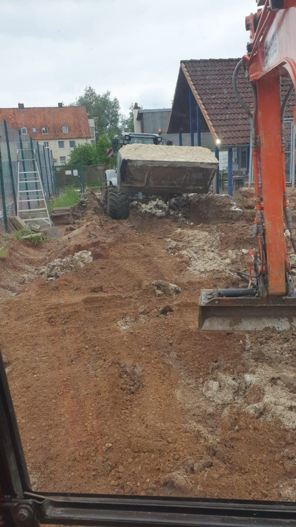 Tennisplatzbau