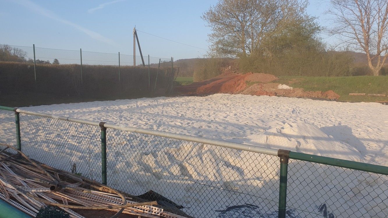 Tennisplatzbau