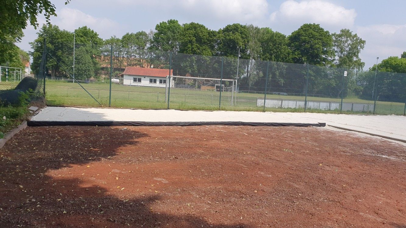 Tennisplatzbau