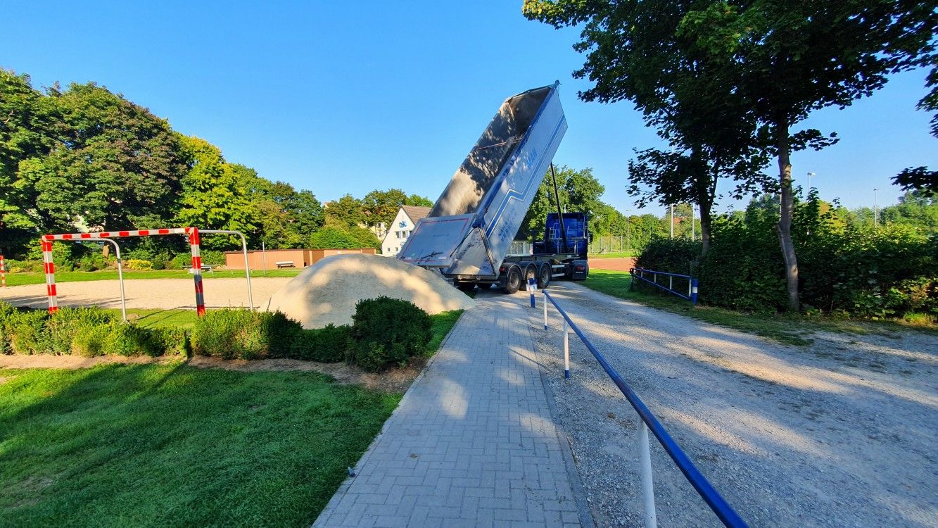 Tennisplatzbau