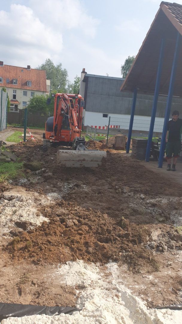 Tennisplatzbau