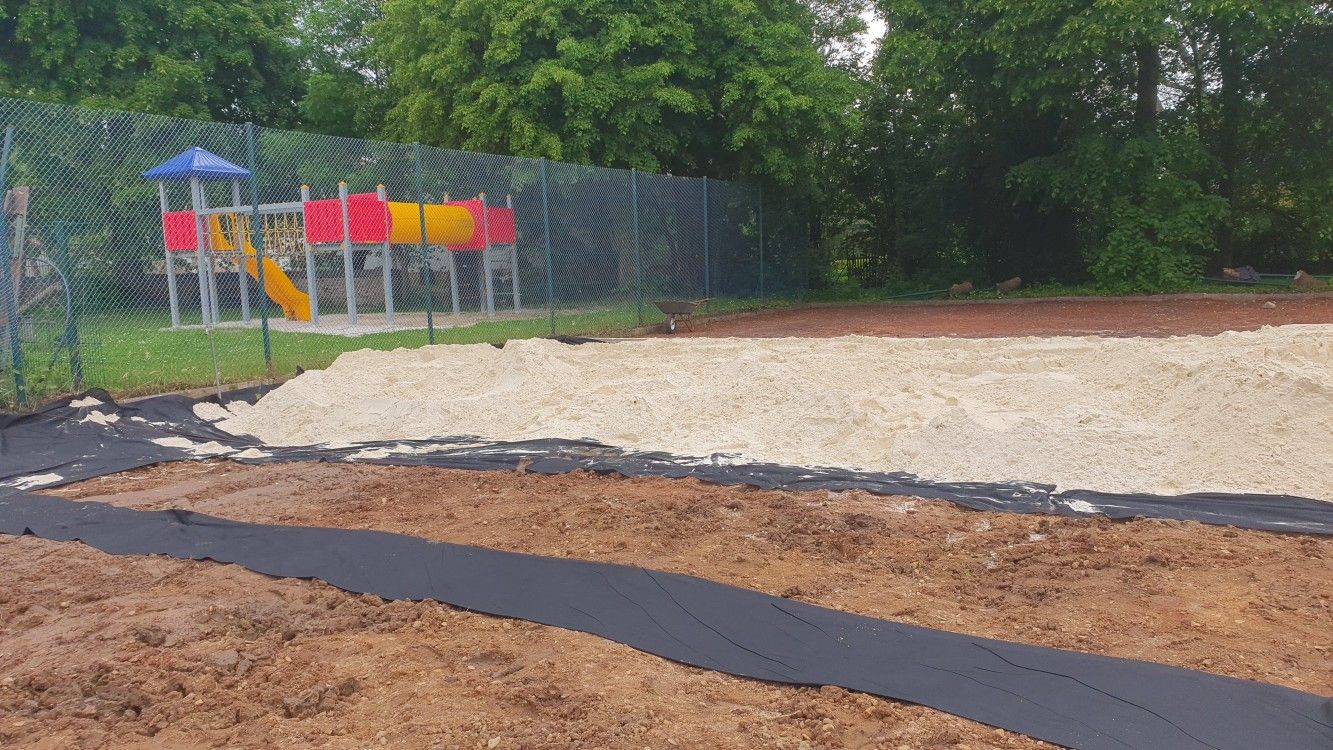 Tennisplatzbau
