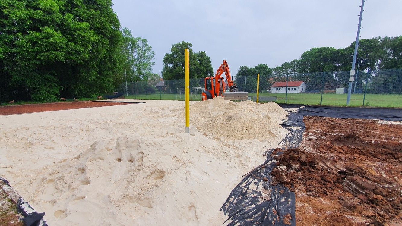 Tennisplatzbau